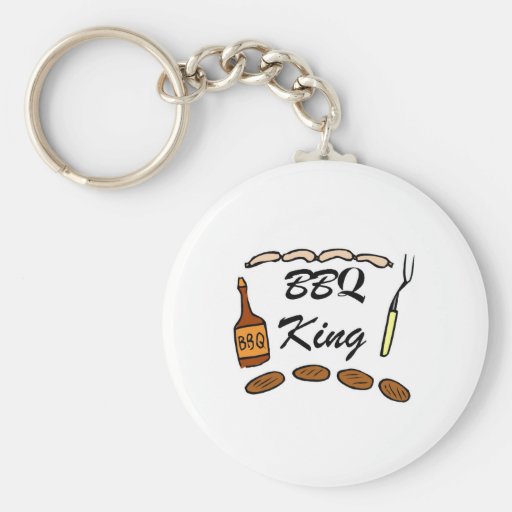 BBQ King Key Chain