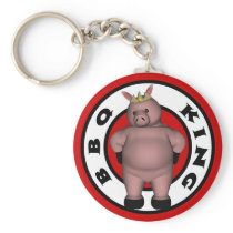 BBQ King Key Chain
