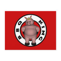 BBQ King Postcard