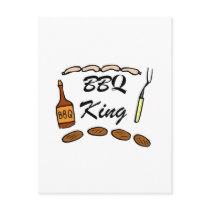 BBQ King Postcard