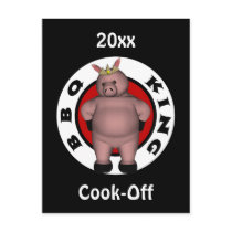 BBQ King Postcard