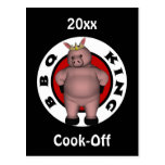 BBQ King Postcard