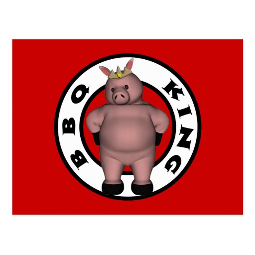 BBQ King Postcard
