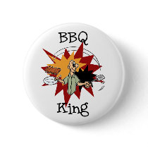 BBQ King T-shirts and Gifts Pins
