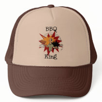 BBQ King T-shirts and Gifts Trucker Hats