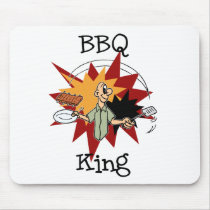 BBQ King T-shirts and Gifts Mouse Pad