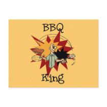 BBQ King T-shirts and Gifts Postcards