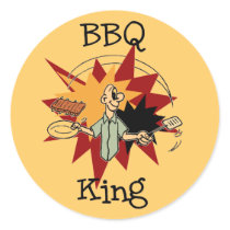 BBQ King T-shirts and Gifts Sticker