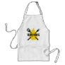 BBQ King with flame icon Apron