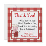 BBQ Party cook out invite cute fun thank you pig invitations