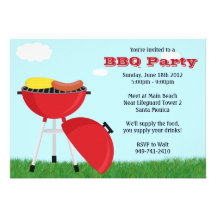 BBQ Party Invitation