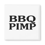 BBQ Pimp Fridge Magnets