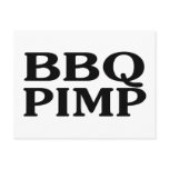 BBQ Pimp Postcard