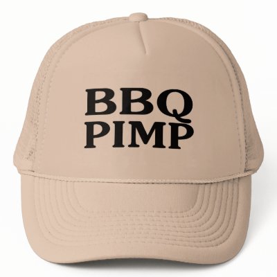 BBQ Pimp Trucker Hat by CelebrationZazzle