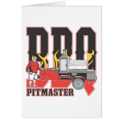 BBQ Pit Master Cards by BBQShirtsandGifts