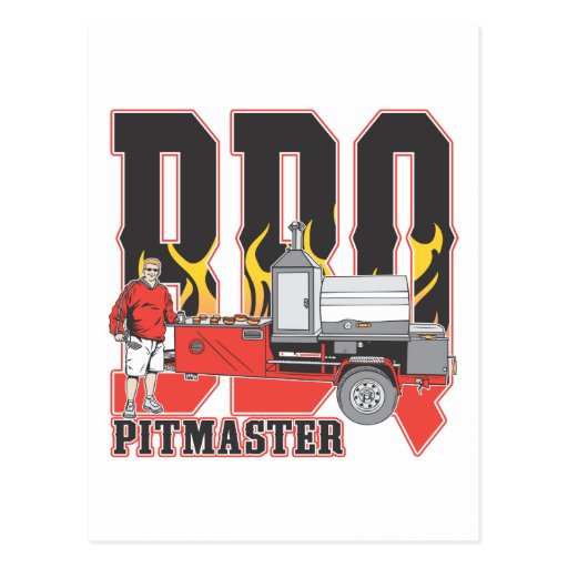 BBQ Pit Master Postcards