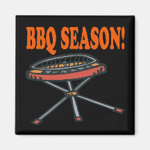 BBQ Season Refrigerator Magnet