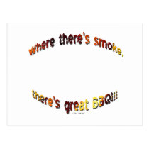 BBQ Smoke postcards