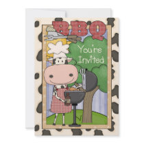 BBQ Steer Invitation