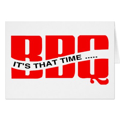 BBQ Time Card by CelebrationZazzle
