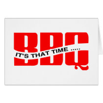 BBQ Time Greeting Card