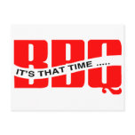 BBQ Time Postcard