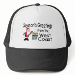 BBQ West Coast Seasons Greetings Trucker Hat