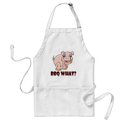 BBQ What? Barbecue Apron by myhmdesigns