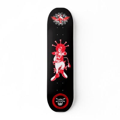 BBSB1 BerlinBonez Skateboard Deck ZombieDoll Helga by mercurius