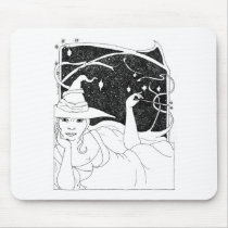 BBW Big Beautiful Witch Mouse Pad