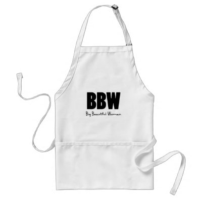 BBW Big Beautiful women Apron by HowToText