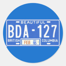 BC86 ROUND STICKER