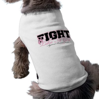 BC Fight Like A Girl 2 Dog Clothes by fightcancertees
