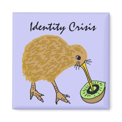 BC- Funny kiwi Bird and Fruit Magnet by naturesmiles