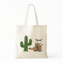 BC- Funny  Porcupine and Cactus Bag