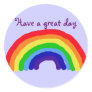 BC- Have a great day rainbow sticker