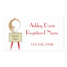 BC Illustration of Nurse Business Card Template