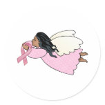 BCA angel Round Stickers