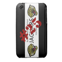 BCHS Jags Football Player Number iPhone 4/4S Case