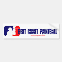BCP Paintball Sport Logo Bumper Stickers