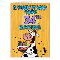 bd cow - 34 card