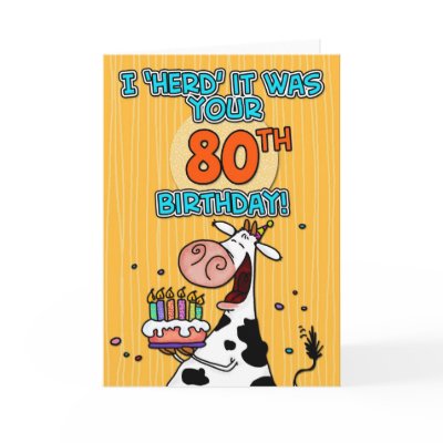 bd cow - 80 greeting card by cfkaatje