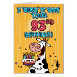 bd cow - 93 card