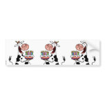 BD Cow Scrapbooking sticker bumper stickers