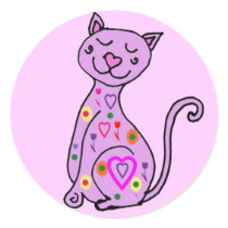 BD- Cute cat cartoon stickers