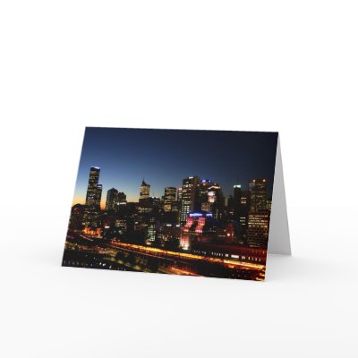 [ BD ] Melbourne cityscape by night by boudidesign