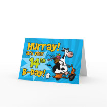 bd scooter cow - 14 cards