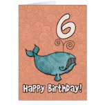 bd whale - 06 greeting card