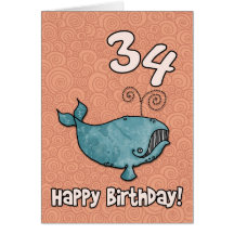 bd whale - 34 greeting cards