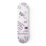 bds Badudoog white element Skate Board